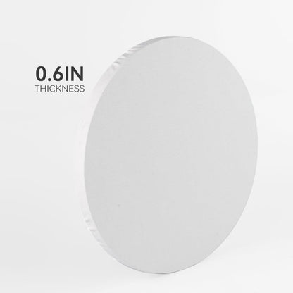 Transon 12inch Artist Round Canvas Primed Stretched Canvas Ready for Painting Pack of 2 - size: Round 2PCS