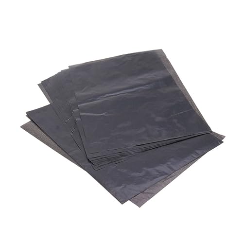 Gadpiparty Graphite Carbon Transfer Paper 25 Sheets for Tracing Drawing and Painting for Artists and Students Gray and Black