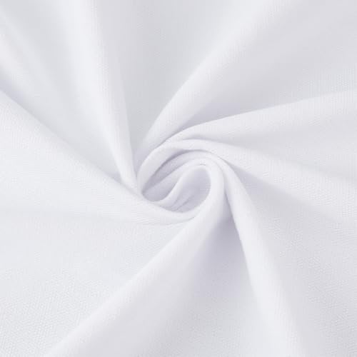 BENECREAT 79x59 Inch White Cotton Canvas Fabric, 10oz Natural Cotton Duck Canvas Fabric for Painting, Sewing, Crafts, Embroidery, Handmade Home Decor - color: White