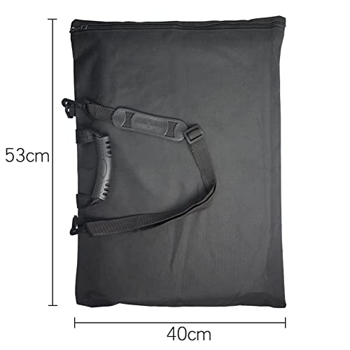 8K Waterproof Artist Portfolio Case for Men Women Art Portfolio Carry Case Bag Drawing Painting Sketching Boards Bag Adjustable Artist Shoulder Bag with Zipper&Handles Art Supplies Storage Bag (Black)