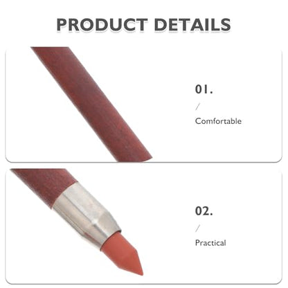 Holibanna 6pcs Silicone Tip Clay Sculpting Tools - Double Head Clay Color Shapers - Paint Drawing Blending Brushes for Pottery Polymer Crafts