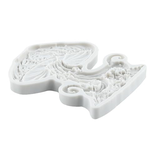 Mushroom Polymer Clay Silicone Mold for DIY Crafts Epoxy Resin Casting Air Dry Polymer Clay Plaster Jewelry Making - color: Style F