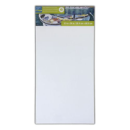 Artist's Loft Level 3 Gallery Wrapped Heavy Duty Canvas, 12 Pack - size: 12\ x 24\