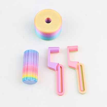 Diamond Painting Macaron Colours Roller, Pressure Roller for Diamond Art Canvas, Flatten and Secure Diamonds Easily, DIY Diamond Painting Accessories - color: macaron