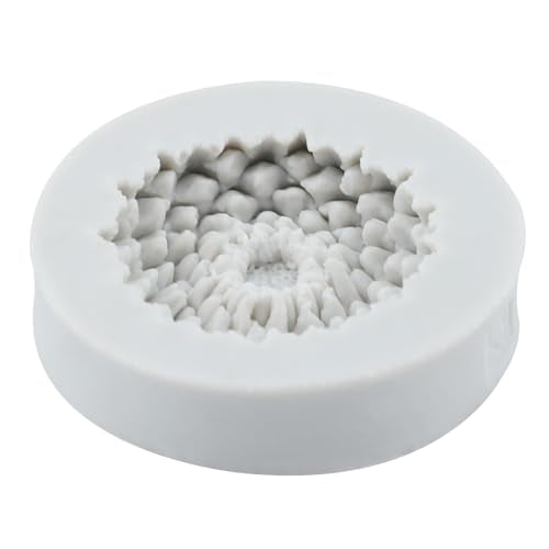 Flower Polymer Clay Mold Chrysanthemum Clay Molds Chrysanthemum Flower Silicone Mold for DIY Crafts Air Dry Plaster Jewelry Making Epoxy Resin Casting - color: Style D