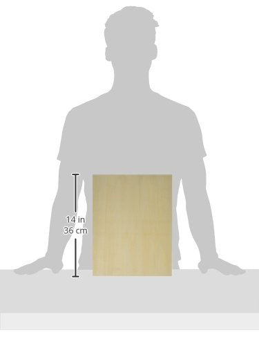 Ampersand Artist Panel Unprimed Basswood, 1.5 Inch Depth, 11X14 Inch (UPWP151114) - size: 11X14, style: 1-1/2" Cradled