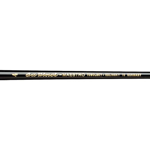 da Vinci Watercolor Series 10 Maestro Paint Brush, Round Kolinsky Red Sable, Size 4 - size: Size 4, style: Round Series 10