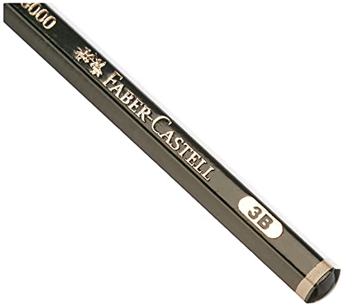 Faber Castell 3B Graphite Pencil | Artist pencil hardness 3B for writing, sketching and drawing - size: 1 Count (Pack of 1), style: 3B