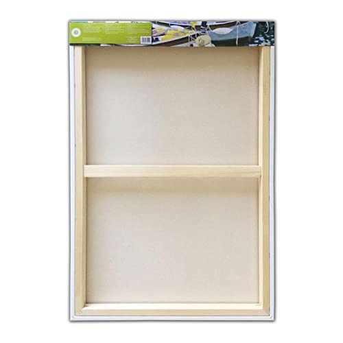 Artist's Loft 24" x 36" Level 3 Gallery Wrapped Heavy Duty Canvas - Archival, Acid Free Cotton Canvas for Acrylic and Oil Paint - Bulk 6 Pack - size: 24\ x 36\