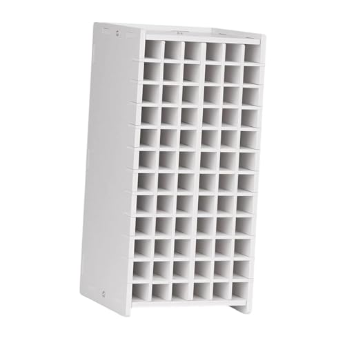 Marker Pen Organizer Desktop Storage Rack 72 Slots Wood PP Board Workspace Home Office Craft Stationery Holder