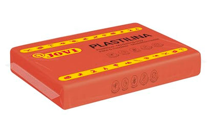 Jovi - Non-Hardening Pre-Sculpt Clay, 4 Brown Bars, 0.77 lb Each | Professional Arts and Crafts Non-Toxic and Gluten Free plasticine - color: Brown