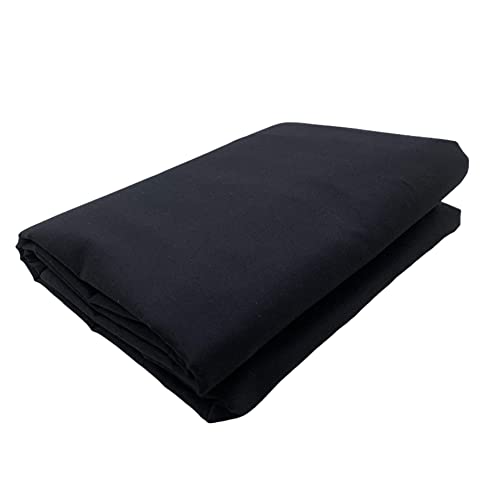 AK TRADING CO. Muslin Fabric/Textile - Draping Fabric - Black 1 Yard Medium Weight - 100% Cotton (60in. Wide) - color: Black, size: 1 Yard