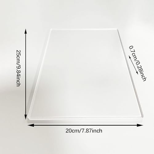 Gel Printing Plate Reusable Monoprinting Print Plate Waterproof Washable Card Making Arts Crafts Suitable for journaling Scrapbooking Home, A4