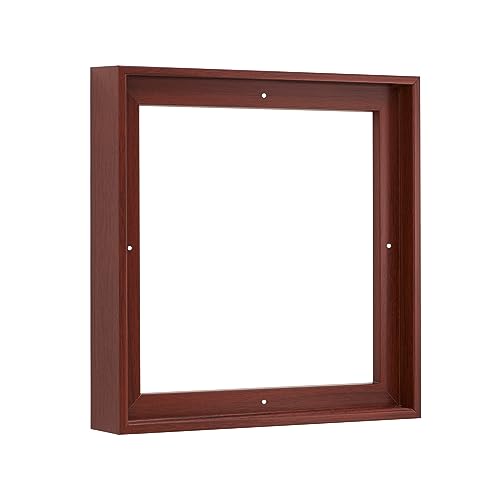 Pixy Canvas Floater Frame 8x8 for 1-1/2 (1.5) inch Deep Canvas Paintings/Canvas Prints/Wood Canvas Panels/Wall Art/Wall Decor/Home Decor/Artwork (Red Cherry, 8 x 8 inch, Square) - color: Red Cherry, size: 8 x 8 inch