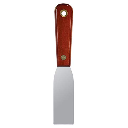 Warner 1-1/4" Flex Putty Knife, Stainless Steel Blade, Rosewood Series, 10751 - size: 1.25 Inch, style: Flex