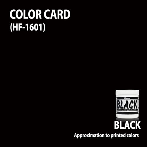 Shaliteink® Screen Printing Plastisol Ink Black - Highly Opaque Screen Printing Ink for Cotton, Polyester and Other Fabrics (8oz.) - color: Black, size: 8 fl oz
