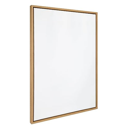 Kate and Laurel Sylvie Blank Framed Canvas Wall Art, 28x38 Natural, Modern Empty Canvas for Paint-Your-Own Art, Premium Canvas Already Framed - color: Natural, size: 28"L x 38"W