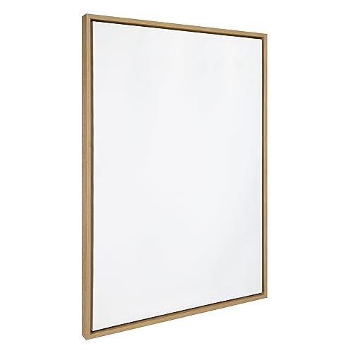 Kate and Laurel Sylvie Blank Framed Canvas Wall Art, 28x38 Natural, Modern Empty Canvas for Paint-Your-Own Art, Premium Canvas Already Framed - color: Natural, size: 28"L x 38"W