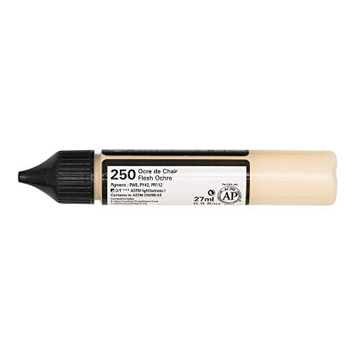 Sennelier Abstract Acrylic Liner, 27ml, Flesh Ochre, (10-121301-250) - color: Flesh Ochre, size: 27ml