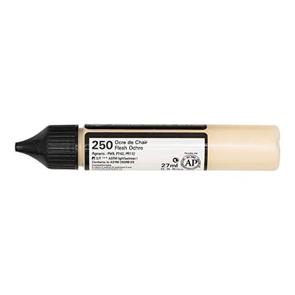 Sennelier Abstract Acrylic Liner, 27ml, Flesh Ochre, (10-121301-250) - color: Flesh Ochre, size: 27ml