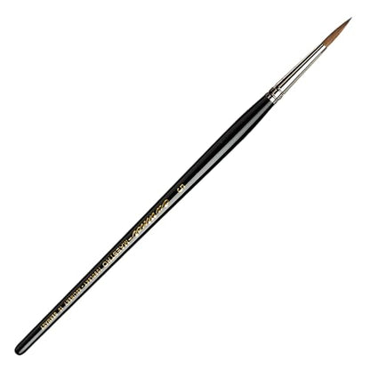 da Vinci Watercolor Series 10 Maestro Paint Brush, Round Kolinsky Red Sable, Size 5 - size: Size 5, style: Round Series 10