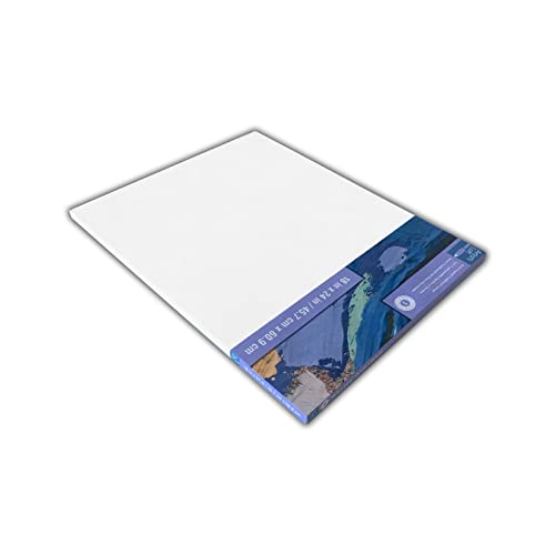 Artist's Loft 18" x 24" Level 1 Back Stapled Canvas - Archival Quality and Acid Free Cotton Canvas for Acrylic and Oil Paints - 1 Pack