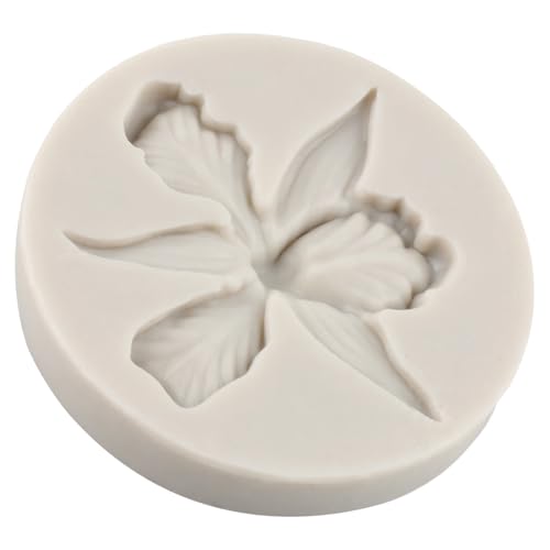 Orchid Flower Silicone Molds Orchid Polymer Clay Mold for DIY Crafts Epoxy Resin Casting Air Dry Polymer Clay Plaster Jewelry Making - color: Style P