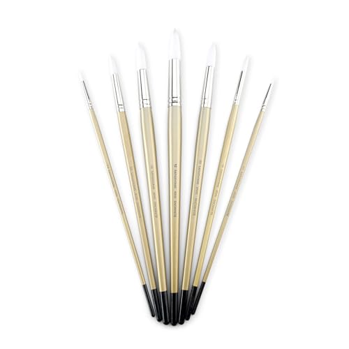 Snowhite Royal and Langnickel Brush Set, Filbert, 7-Piece - style: Filbert