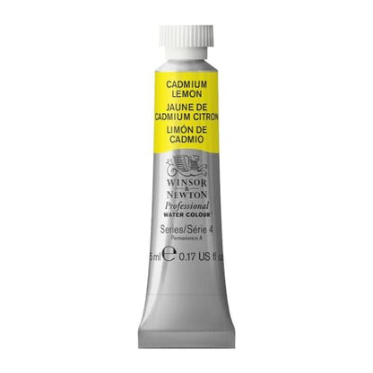 Winsor & Newton Professional Watercolor, 5ml (0.17-oz) Tube, Cadmium Lemon - color: Cadmium Lemon, style: 0.17-oz Tube