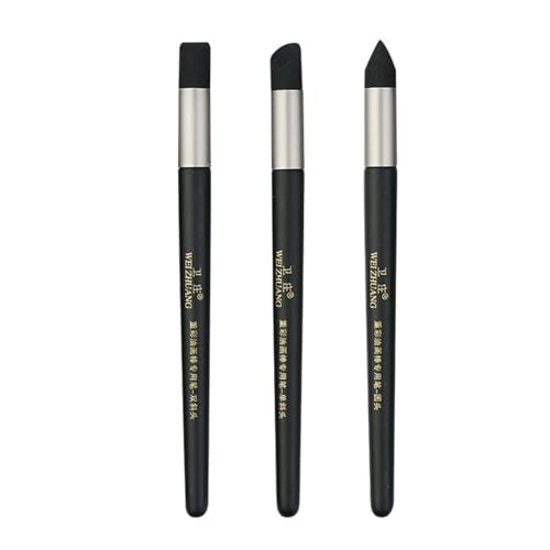 Muloo Artists Silicone Colour Shaper Tool, Inclined Tip/Round Tip Paint Shapers Color Shaper Painting Tool Color Shaper Tools - color: 6#