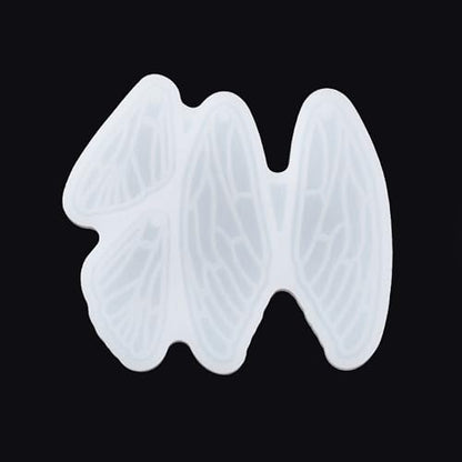 1PC Butterfly Wings Pendant Silicone Molds Insect Epoxy Casting Molds for Earring Necklace Keychain Charms Pendants Jewelry Making DIY Gem Cabochon Craft Supplies White52x61x4mm - color: White-19