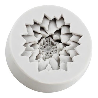 Flower Polymer Clay Mold Chrysanthemum Flower Silicone Molds for DIY Crafts Epoxy Resin Casting Air Dry Clay Plaster Jewelry Making - color: Style C