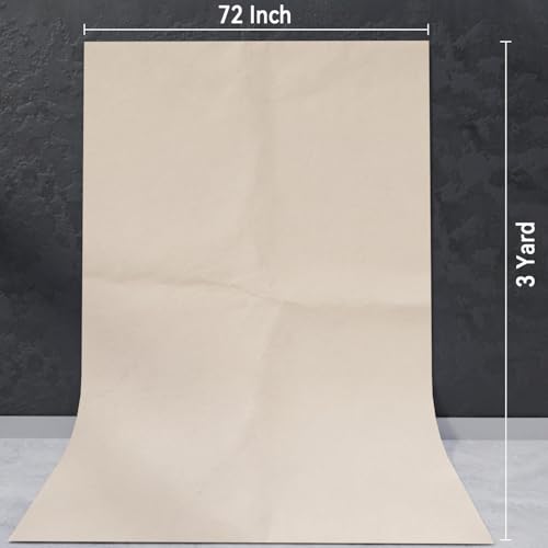 PHOENIX Unprimed Canvas Fabric by The Yard - 72 Inch x 3 Yard (9ft) 10 oz Heavy Duty Cotton Duck Cloth for Oil & Acrylic Painting, DIY Stretching and Professional Art Projects - size: 72" x 3 yard