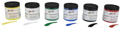 Sax True Flow Water Soluble Block Printing Inks, Assorted Colors, Set of 6 - 1429281