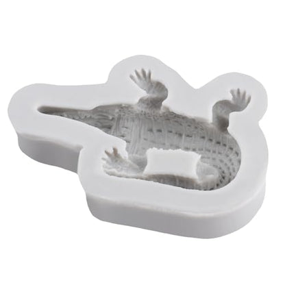 Crocodile Silicone Resin Mold Ocean Animal Polymer Clay Molds for DIY Crafts Epoxy Resin Casting Air Dry Polymer Clay Plaster Jewelry Making - color: Style H