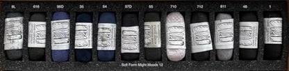 FineArtStore Diane Townsend Handmade Soft Pastel Sets - Night Moods Set of 12 Pastels