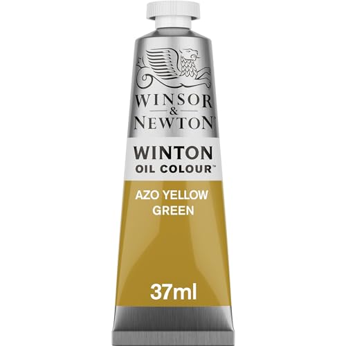 Winsor & Newton Winton Oil Color, 37ml (1.25-oz) Tube, Azo Yellow Green - color: Azo Yellow Green, size: 1 Count (Pack of 1), style: 1.25-oz Tube