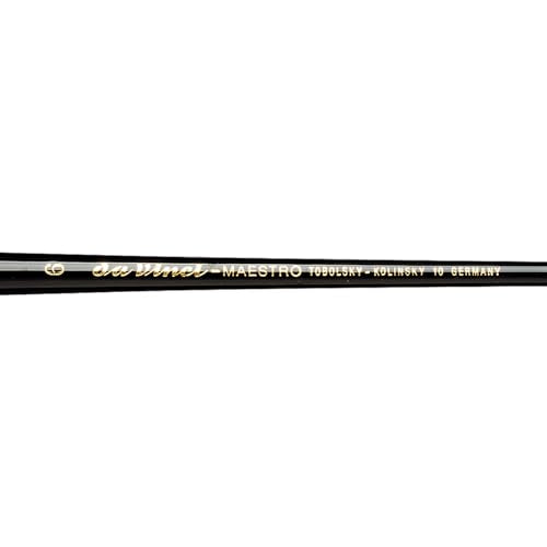 da Vinci Watercolor Series 10 Maestro Paint Brush, Round Kolinsky Red Sable, Size 6 - size: Size 6, style: Round Series 10