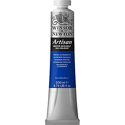 Winsor & Newton Artisan Water Mixable Oil Colour, 6.75-oz (200ml), French Ultramarine - color: French Ultramarine, style: 6.75-oz