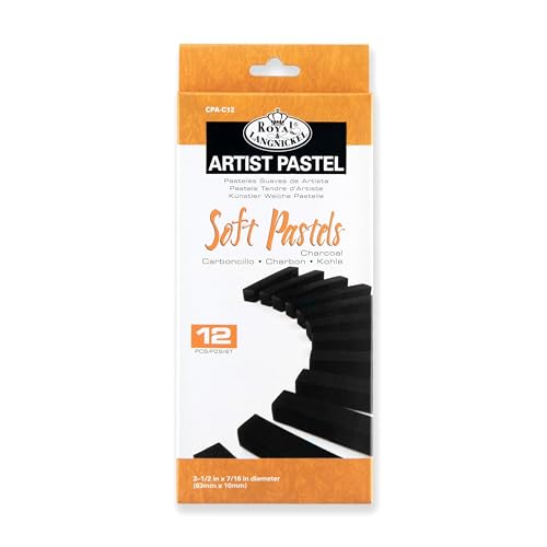 Royal & Langnickel Charcoal, 12-Piece - color: Charcoal
