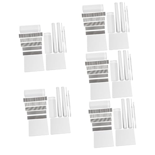 VILLCASE 5sets Pottery Clay Tool Kit Clay Sculpture Making Set Carving Cutter Modeling Tools and Smoothing Board for Artists and Craft Projects - color: Assorted Colorx5pcs, size: 10.00X10.00X0.30CMx5pcs