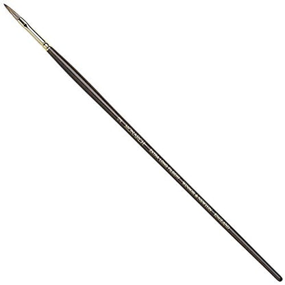 Winsor & Newton Monarch Filbert Long Handle Brush, X-Long, Size 2 - size: #2, style: Extra Long Filbert