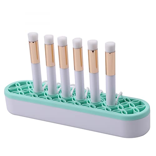 Silicone Brush Holder Organizer for Painting Brush Holder,Craft or Sewing Tools Brush Drying Rack Multipurpose Diamond Painting Pen Holder Sewing Craft Tool Holder Storage Box for Stash and Store