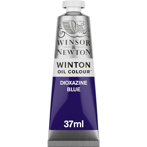 Winsor & Newton Winton Oil Color, 37ml (1.25-oz) Tube, Dioxazine Blue - color: Dioxazine Blue, size: 1 Count (Pack of 1), style: 1.25-oz Tube