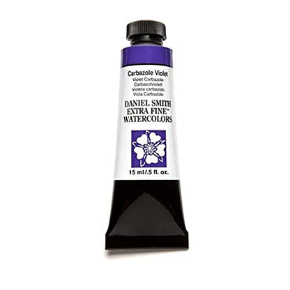 Daniel Smith Extra Fine Watercolor 15ml Paint Tube, Carbazole Violet (284600019), 0.5 Fl Oz (Pack of 1) - color: Carbazole Violet