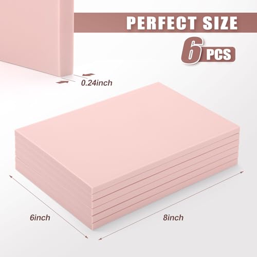 Linoleum Blocks for Printmaking Supplies - 6PCS 8”x6”Rubber Linocut Block Printing Kit for Stamp Carving, Soft Relief Printing Linoleum for DIY Crafts & Art Projects - color: 8”x6”-6pcs
