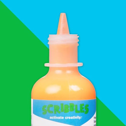 SCRIBBLES 18536 Dimensional Fabric Paint, Iridescent, 6-Pack, 1 oz - color: Iridescent