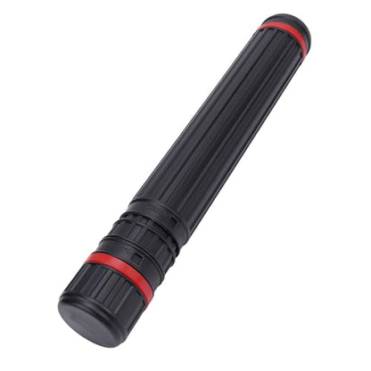 Poster Tube, Poster Tubes Document Tube with Strap Expandable Poster Storage Mailing Tube for Document Black Telescoping Drafting Tube Art Tool Small