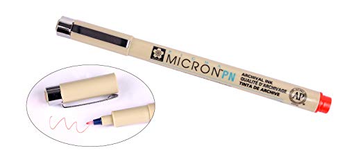 SAKURA PIGMA MICRON, PACK OF 4 ESSENTIAL COLORS, BLACK+RED+BLUE+SEPIA, (PN) - size: PN