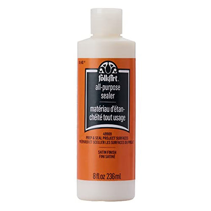 FolkArt Acrylic Craft Paint Finishes, 8 fl oz Premium Acrylic Sealer, Perfect for Easy to Apply DIY Arts and Crafts, 49909